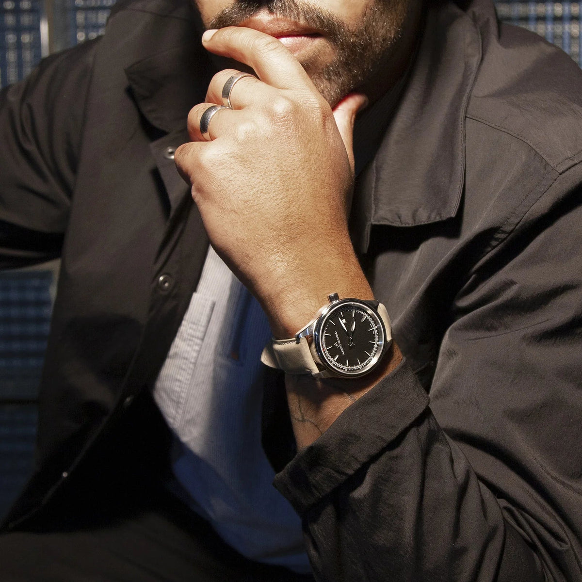 AUGUSTE REYMOND HERITAGE 1898 BLACK GENTLEMAN’S DRESS LEATHER UAE