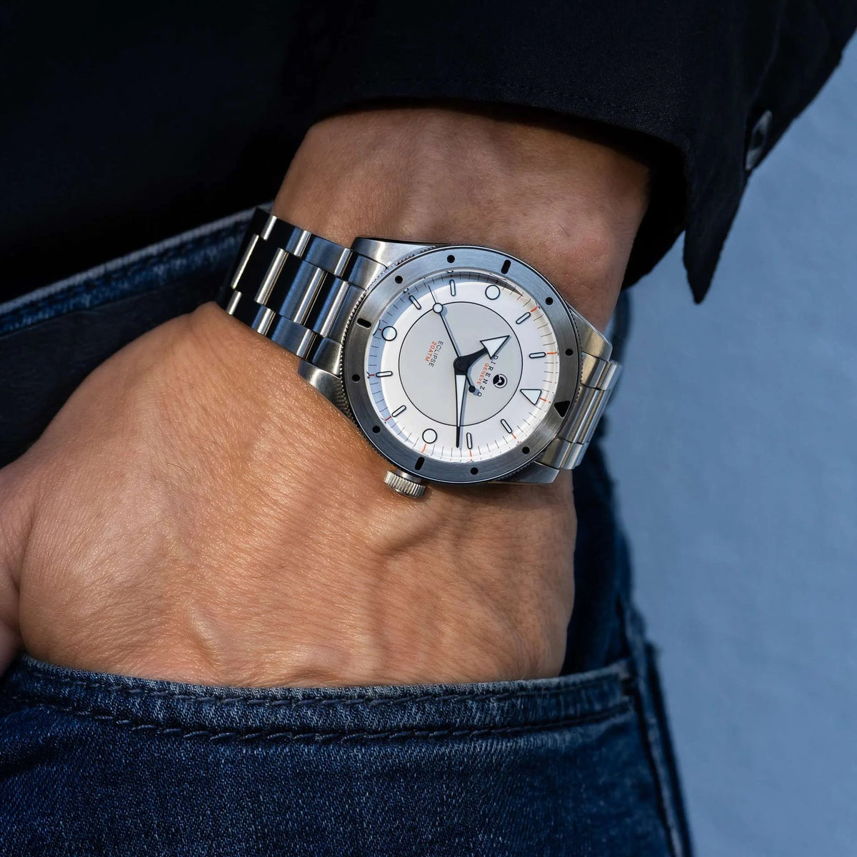 DIRENZO DRZ 03V2 SEA WHITE BRACELET 40MM UAE