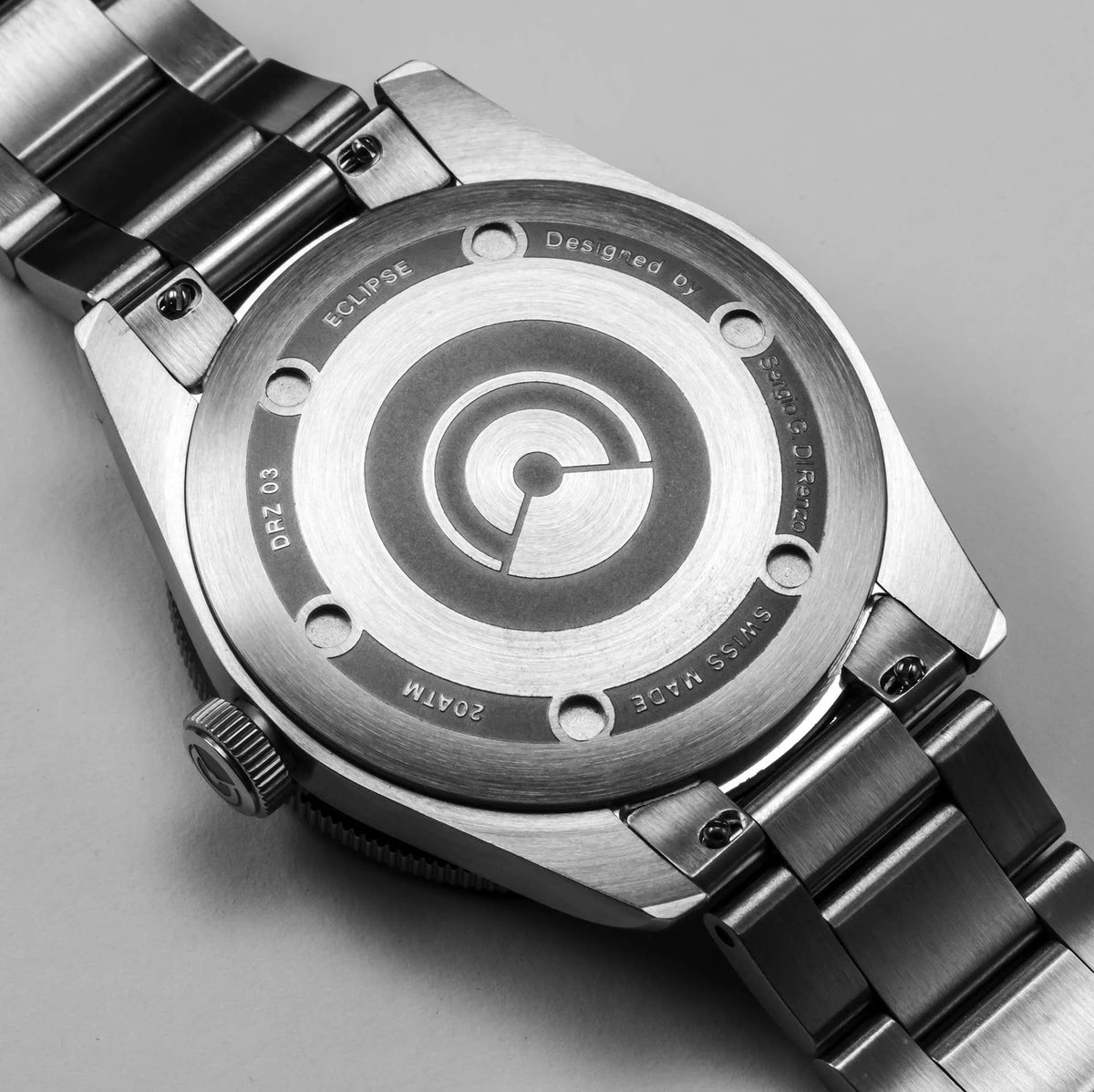 DIRENZO DRZ 03V2 SEA WHITE BRACELET 40MM WITH DATE UAE