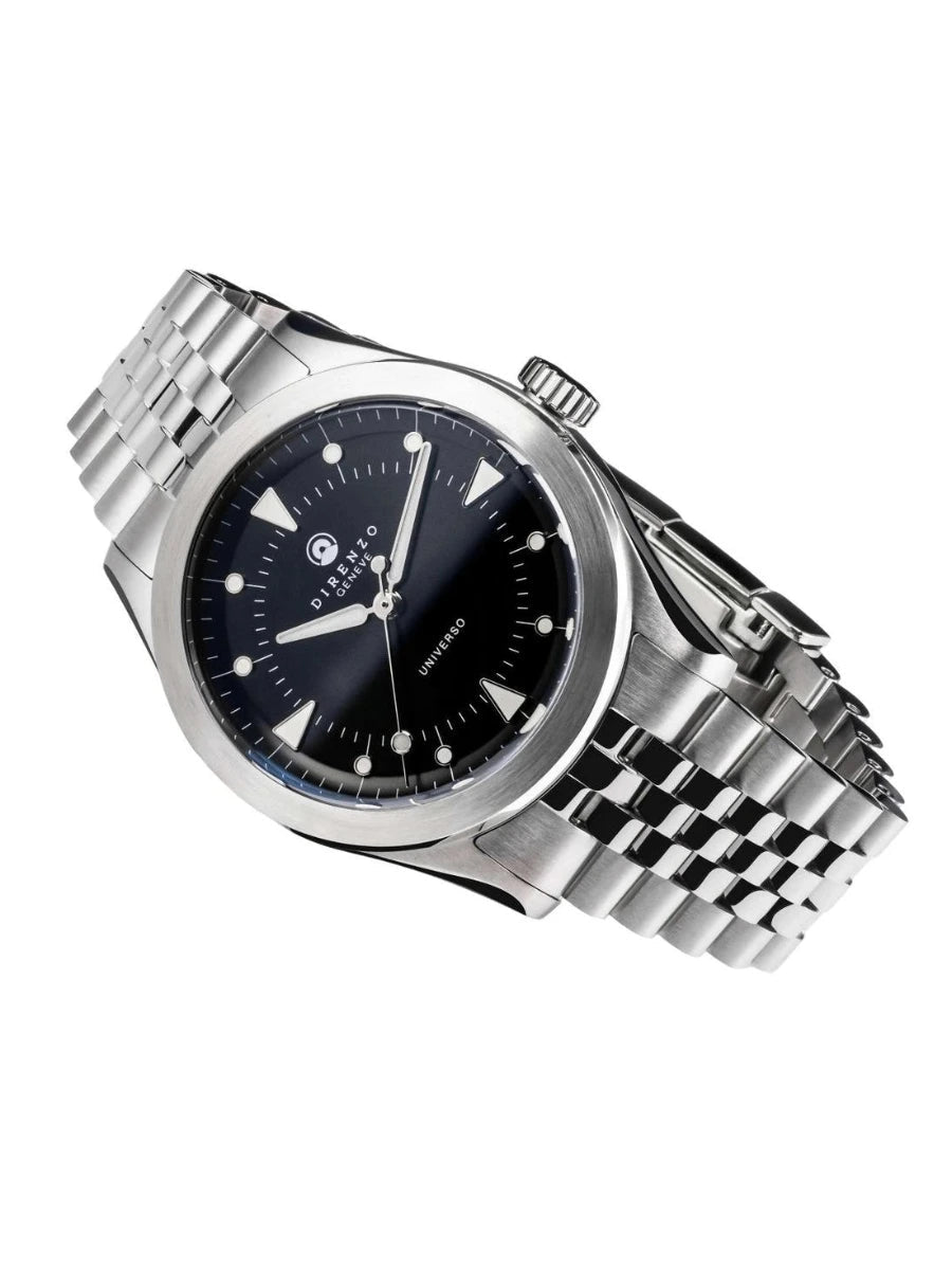 DIRENZO DRZ 07 RETRO DRESS BLACK BRACELET 37MM UAE
