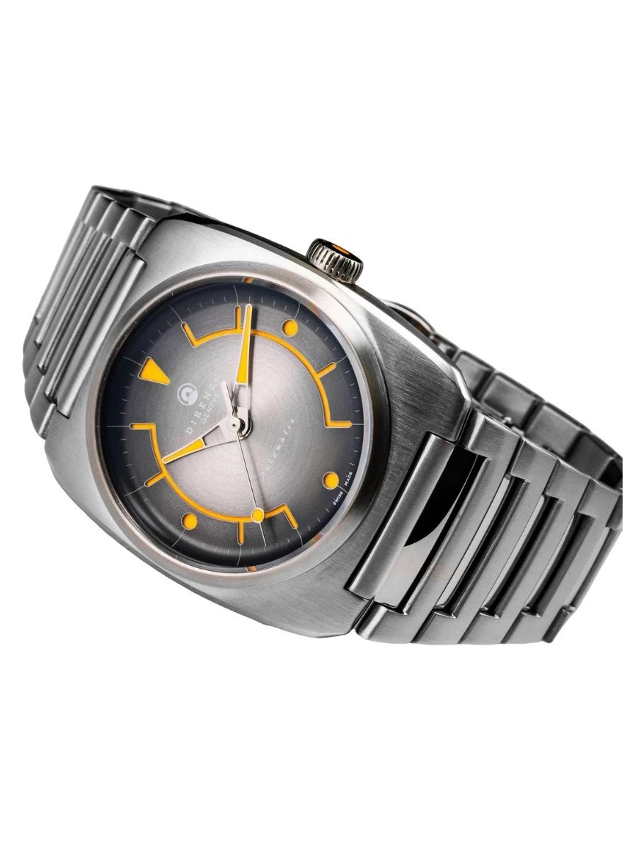 DIRENZO DZR 02 RETRO DRESS GREY BRACELET 39MM UAE