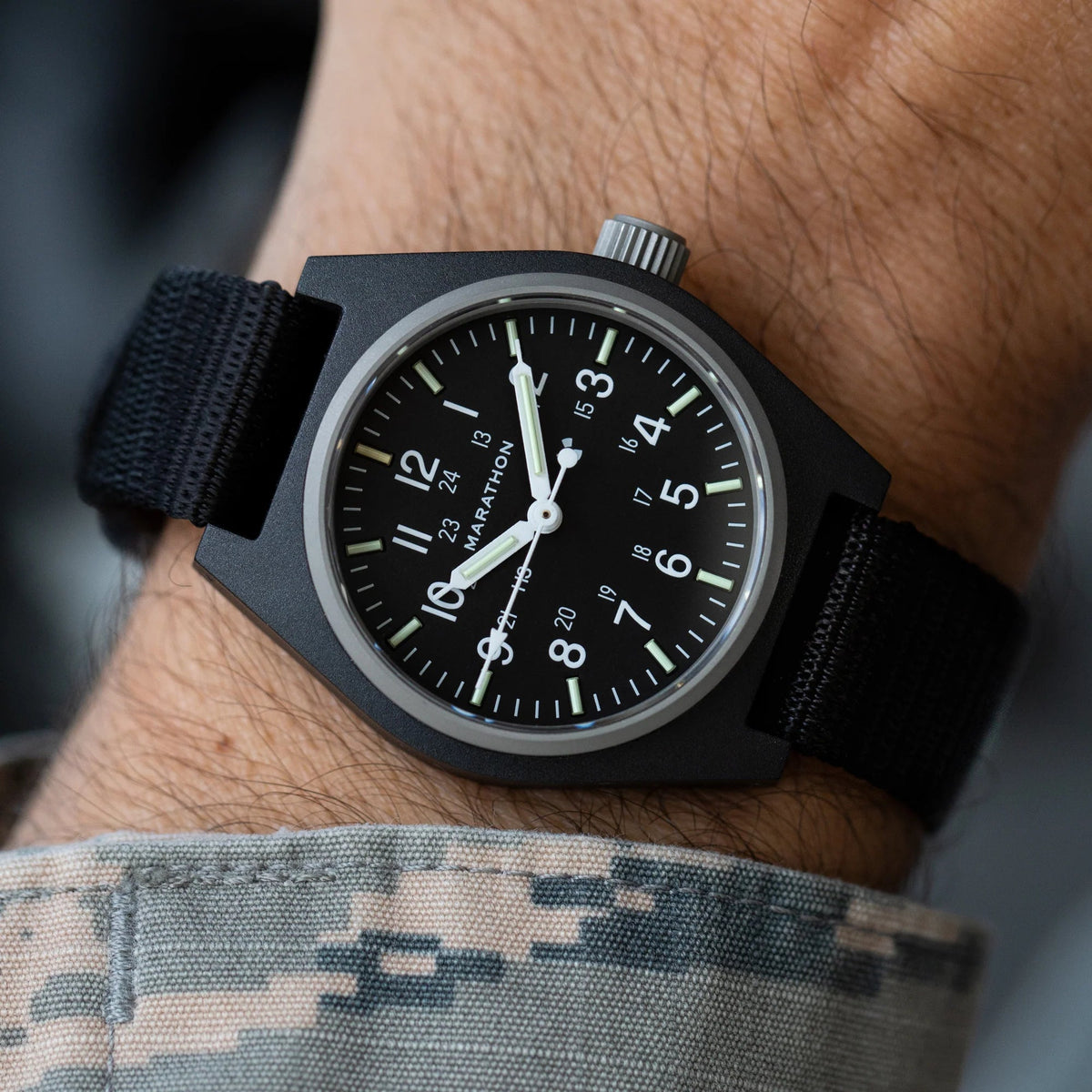 MARATHON LAND GENERAL PURPOSE MECHANICAL BLACK 34MM DEFSTAN UAE