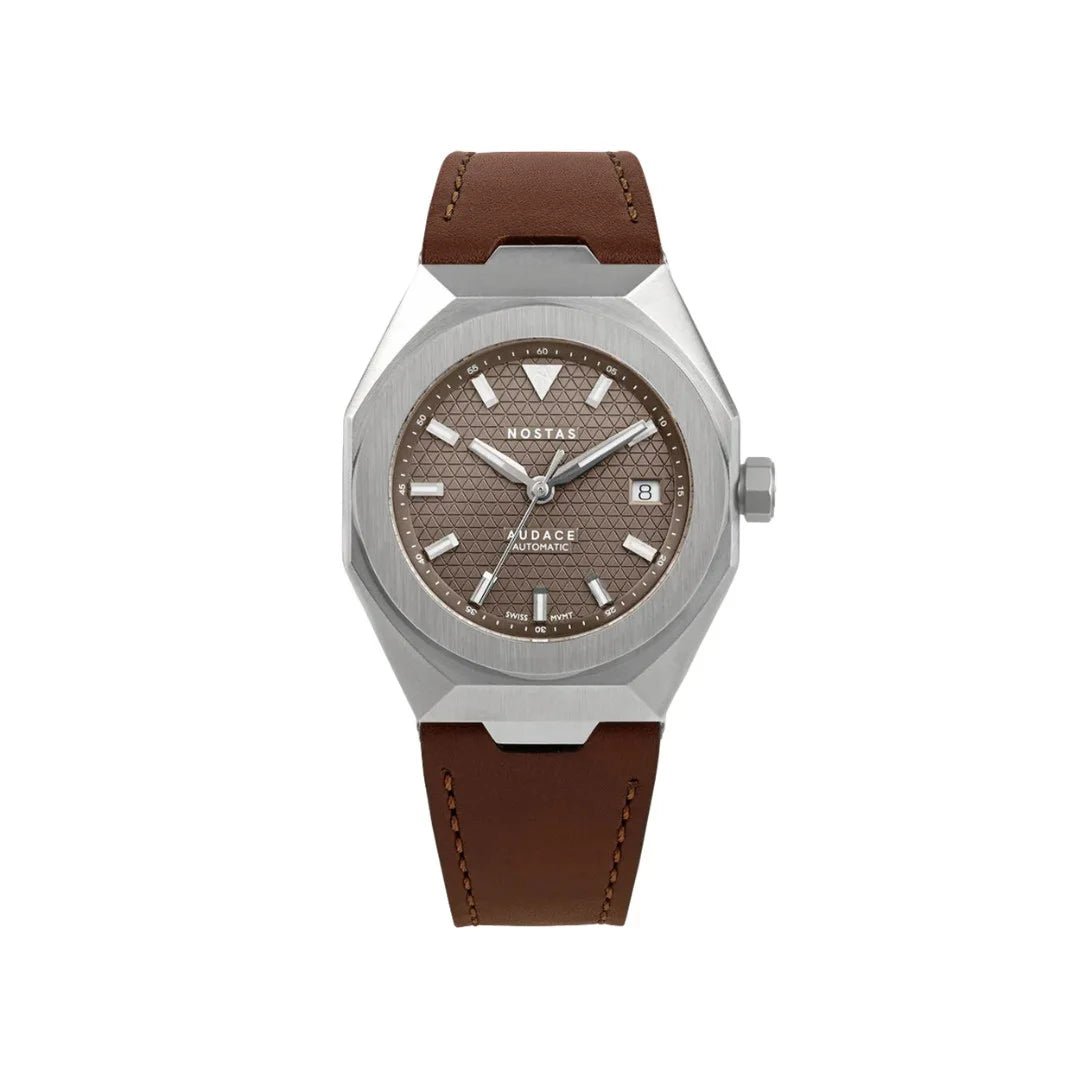 NOSTAS SPORTS AUDACE BROWN BROWN LEATHER 39MM UAE