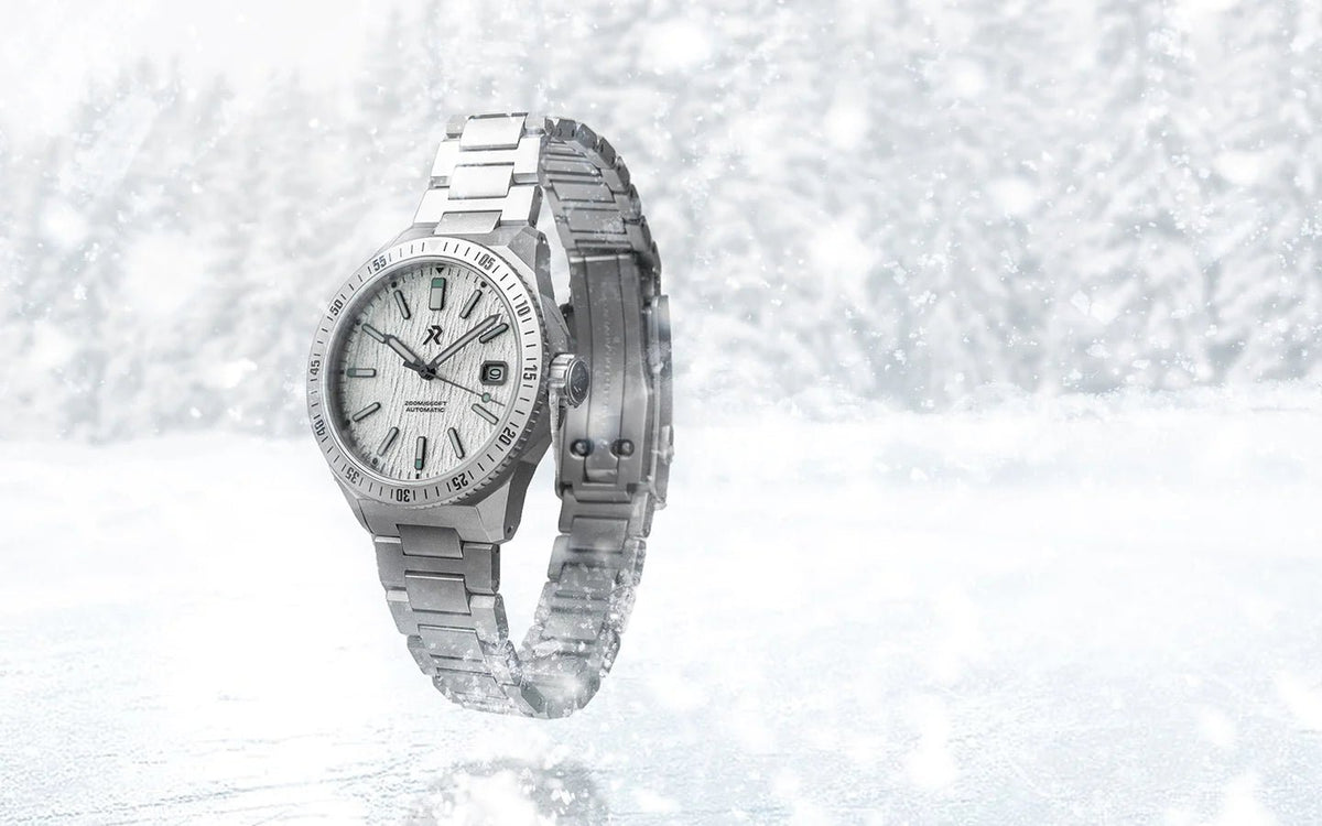 RZE SEA ENDEAVOUR TITANIUM ROSS ICE WITH DATE 41MM UAE