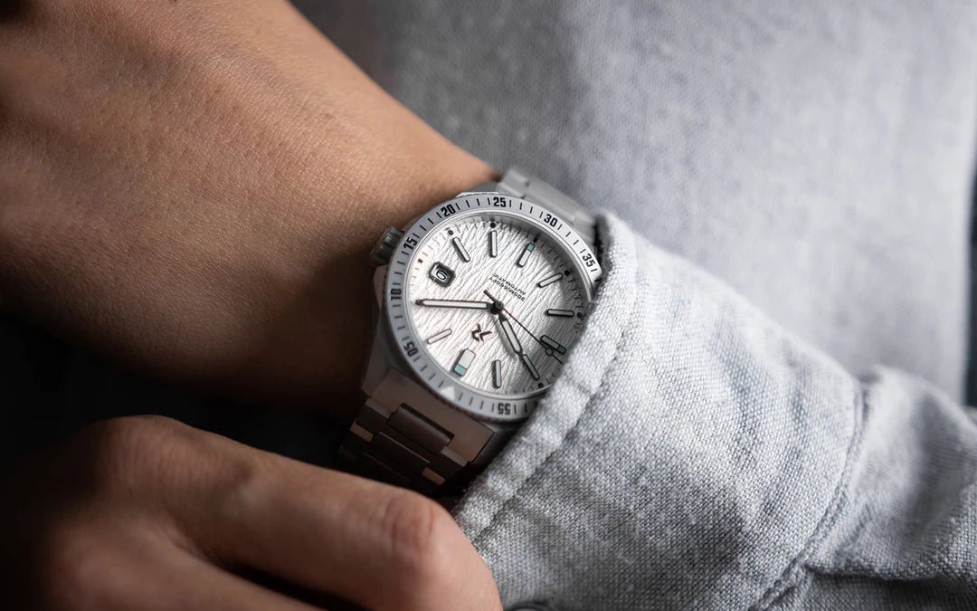 RZE SEA ENDEAVOUR TITANIUM ROSS ICE WITH DATE 41MM UAE