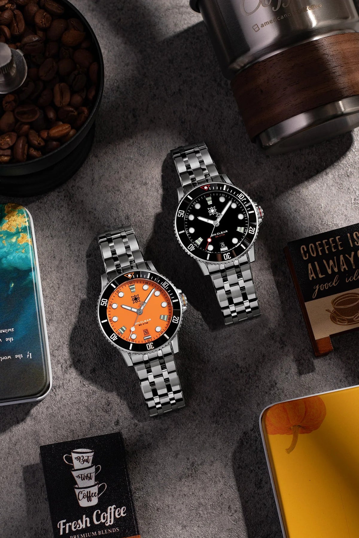 SECOND HOUR SEA GIN CLEAR II DATE OCEAN SUNSET UAE