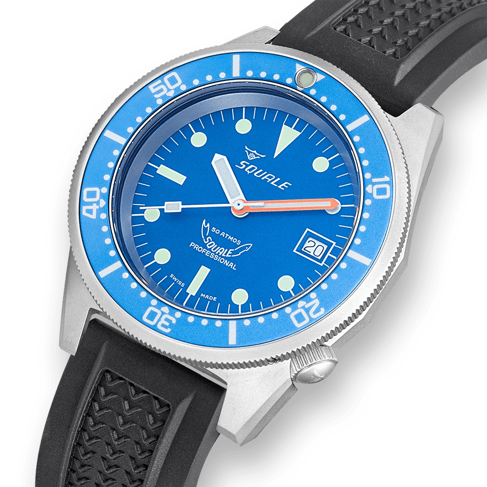 SQUALE SEA 1521 BLUE BLASTED RUBBER DATE UAE