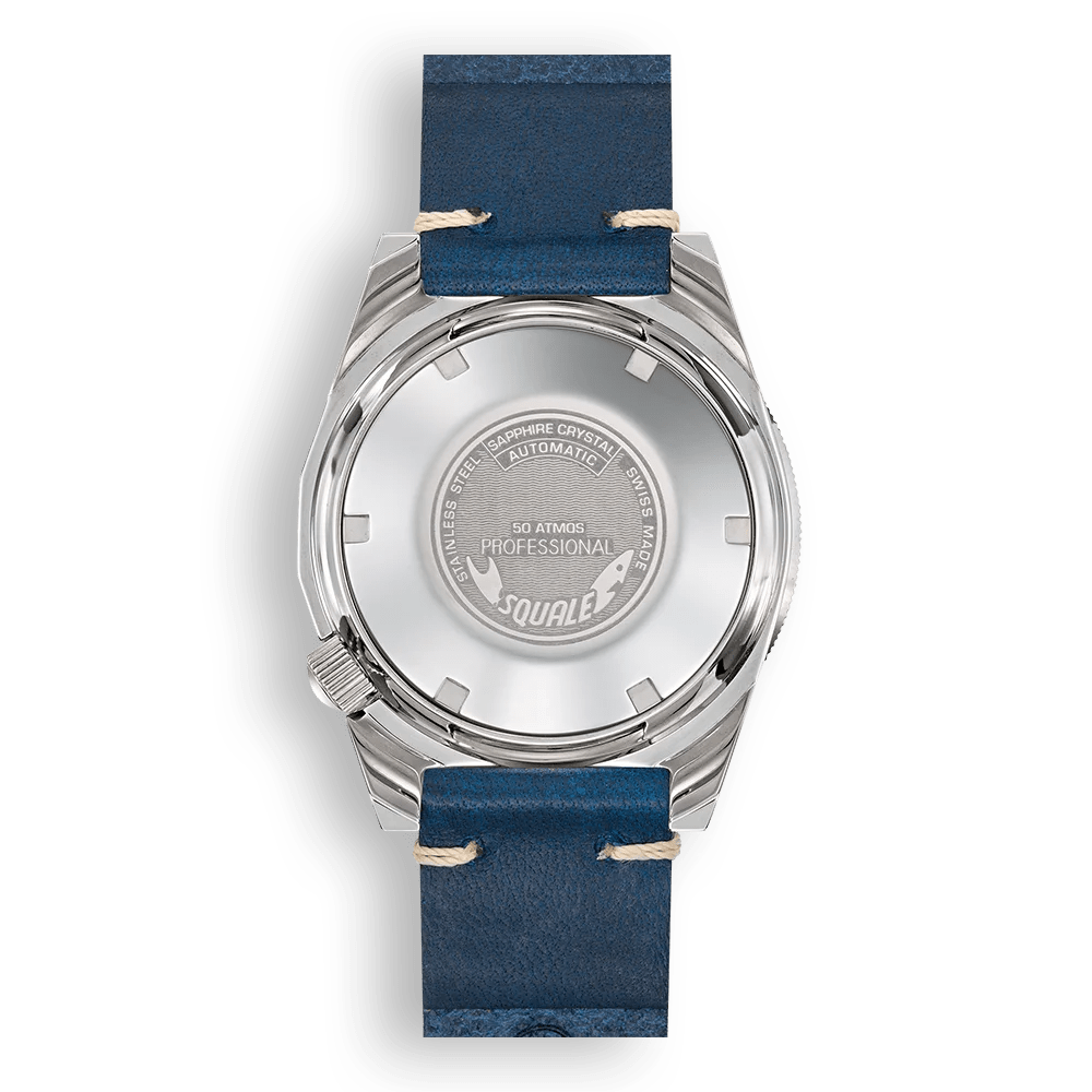 SQUALE SEA 1521 BLUE RAY LEATHER DATE UAE