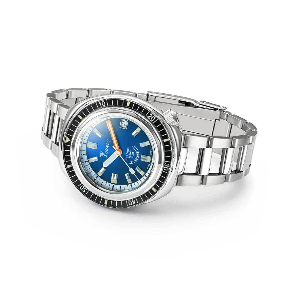 SQUALE SEA 2001 SUNRAY BLUE BRACELET DATE UAE