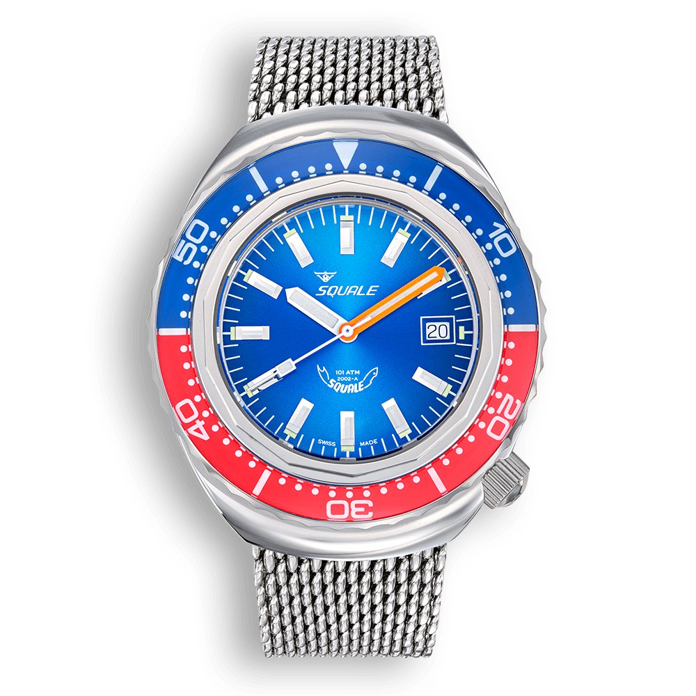 SQUALE SEA 2002 BLUE - RED MESH DATE UAE