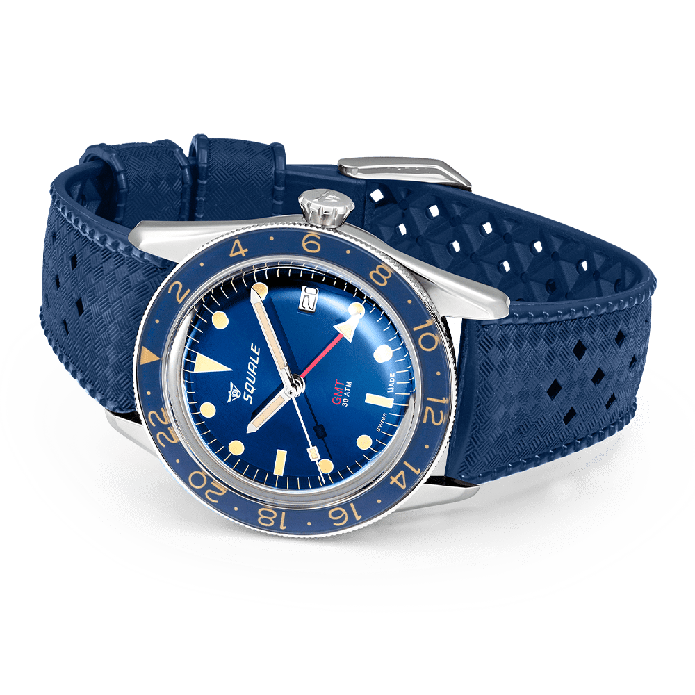 SQUALE SEA SUB - 39 GMT VINTAGE BLUE RUBBER DATE UAE