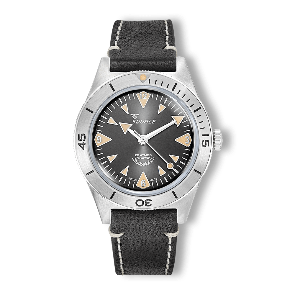 SQUALE SUPER - SQUALE BIG ARROWS BLACK LEATHER UAE