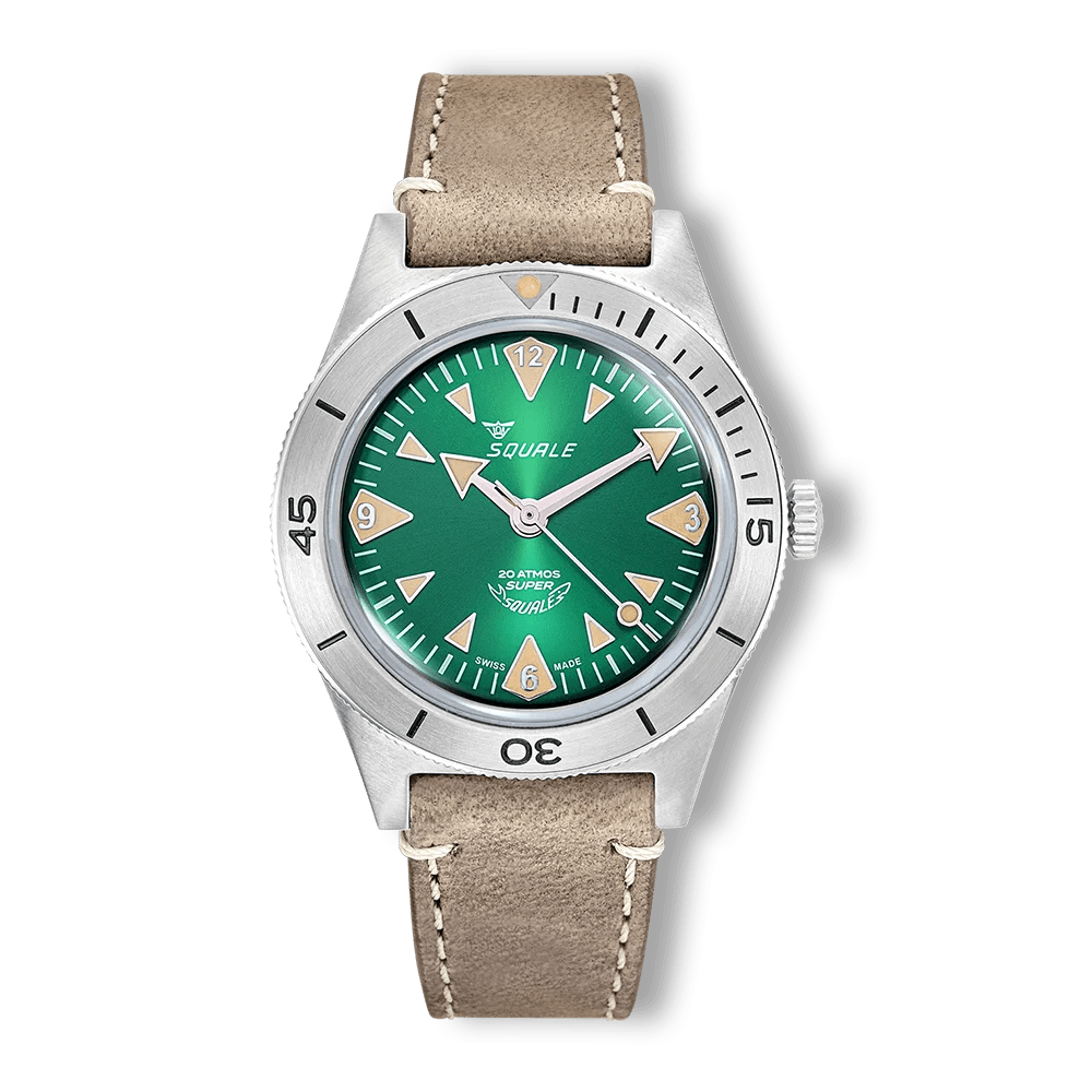 SQUALE SUPER - SQUALE BIG ARROWS GREEN LEATHER UAE