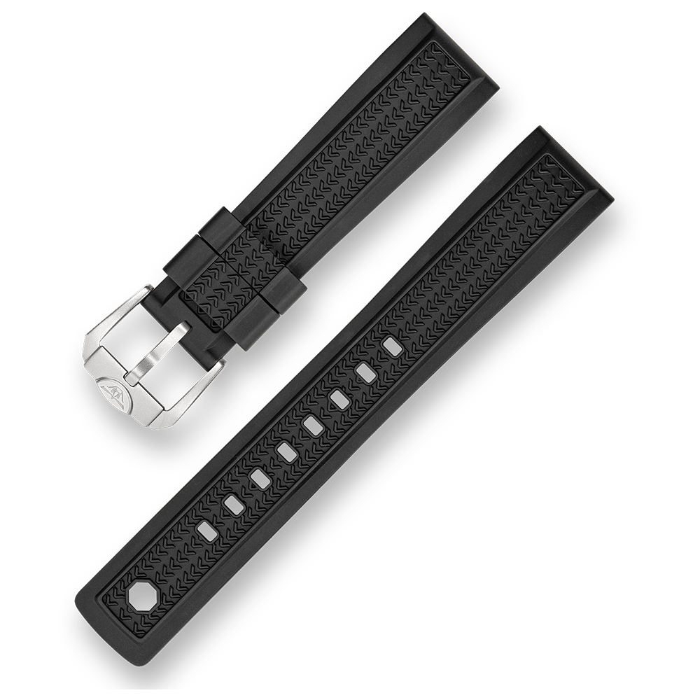 SQUALE VON BUREN PRO RUBBER STRAP 20MM UAE