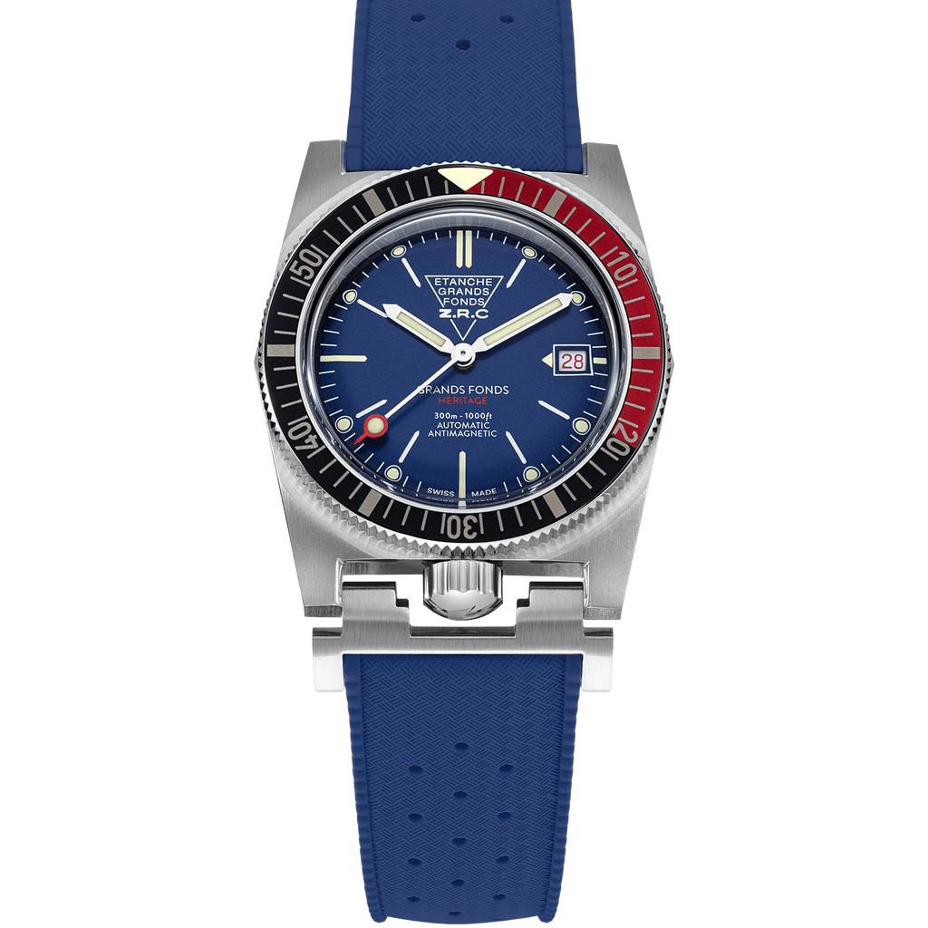ZRC HERITAGE PEPSI BLUE RUBBER DATE – WATCHH