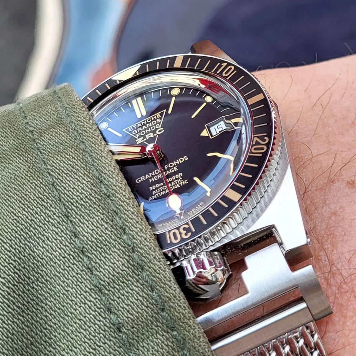 ZRC HERITAGE VINTAGE BLACK MESH DATE UAE