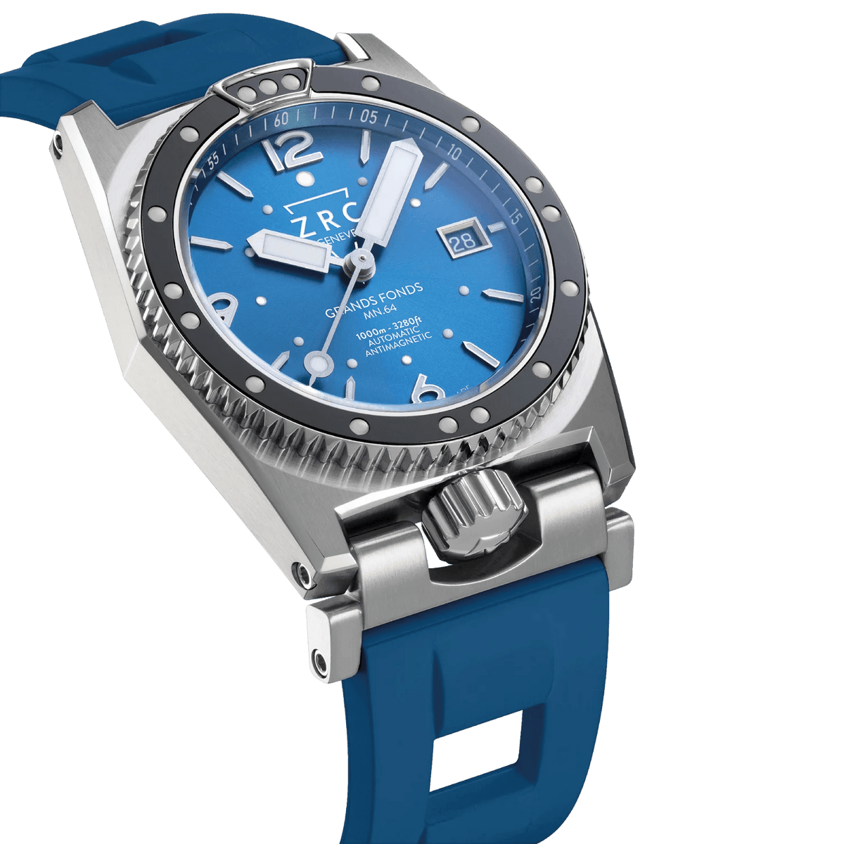 ZRC MN64 OSMIUM BLUE RUBBER DATE UAE