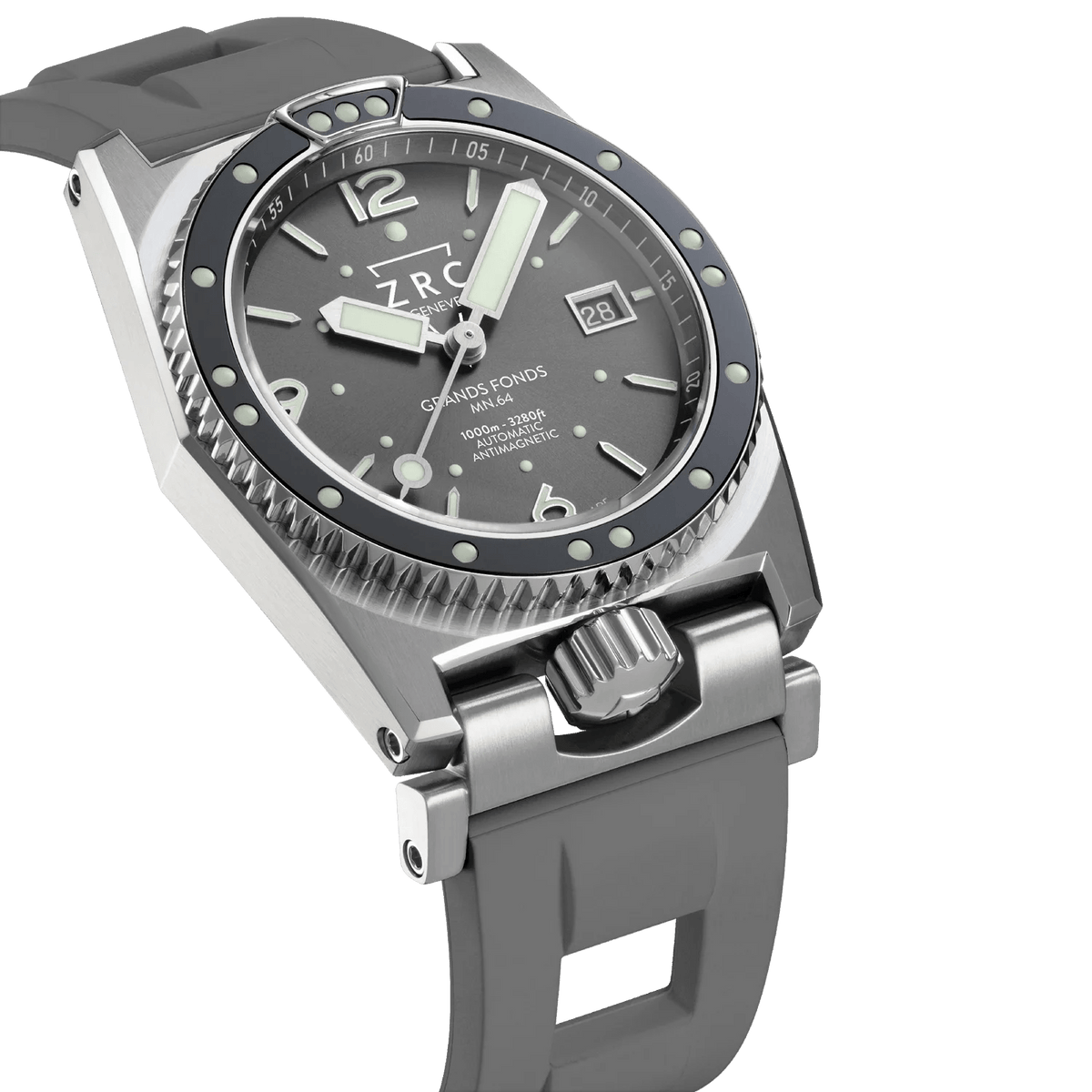 ZRC MN64 RUTHENIUM GREY RUBBER DATE UAE