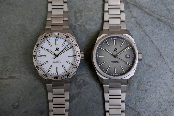THE RZE ENDEAVOUR POLARIS WHITE AND RESOLUTE ARCTIC GREY