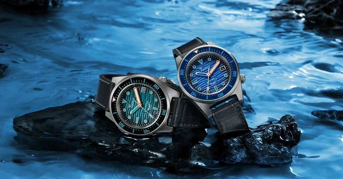 SQUALE Master Grand Bleu & Grand Vert: The 1,200 Metre Professional Dive Watch - WATCHH