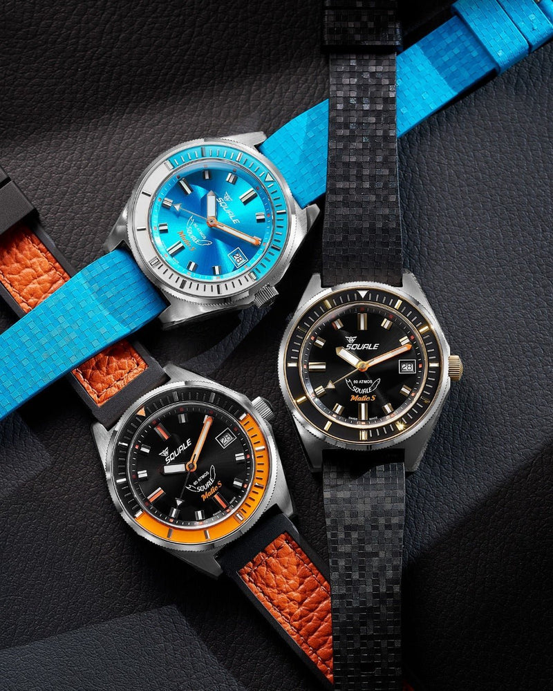 The New Squale Matic-S - Just Landed And Available in Multiple Strap Options - WATCHH