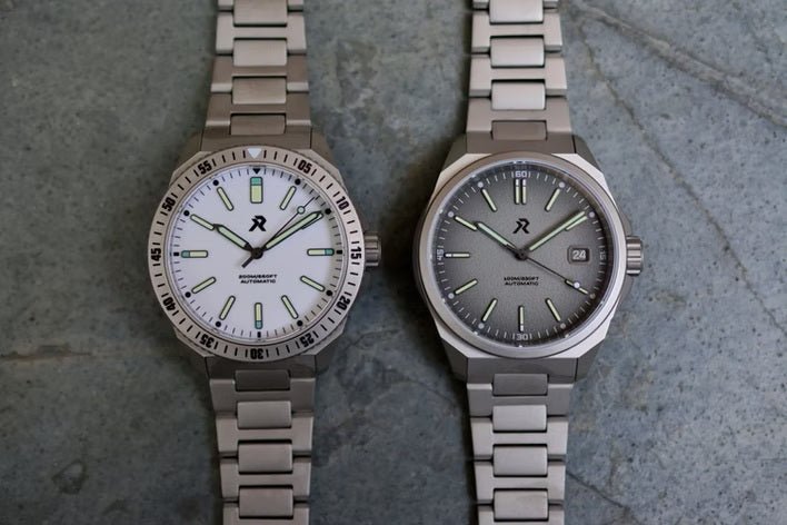 THE RZE ENDEAVOUR POLARIS WHITE AND RESOLUTE ARCTIC GREY - WATCHH