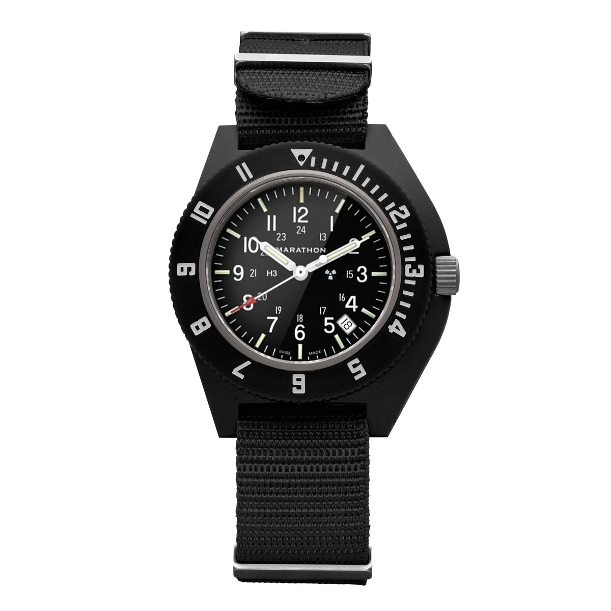 MARATHON AIR PILOT'S NAVIGATOR BLACK WITH DATE 41MM DEFSTAN
