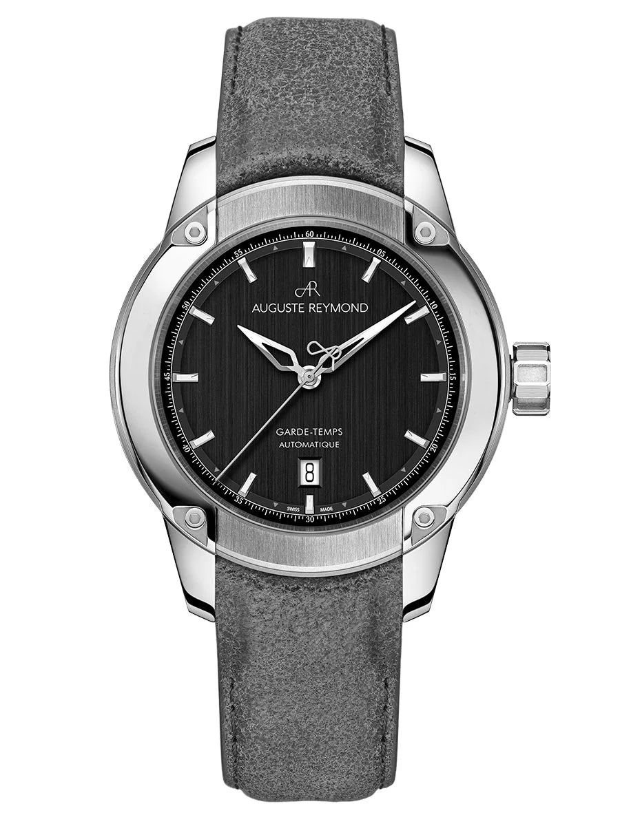 AUGUSTE REYMOND UNITY BLACK GENTLEMAN’S DRESS GREY LEATHER
