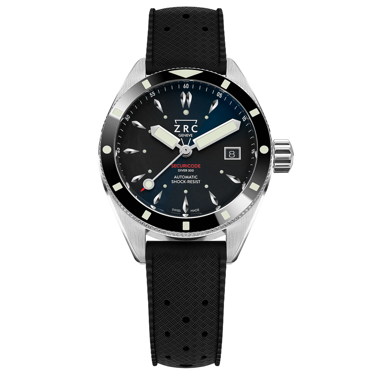 ZRC SECURICODE DIVER300 RUBBER DATE
