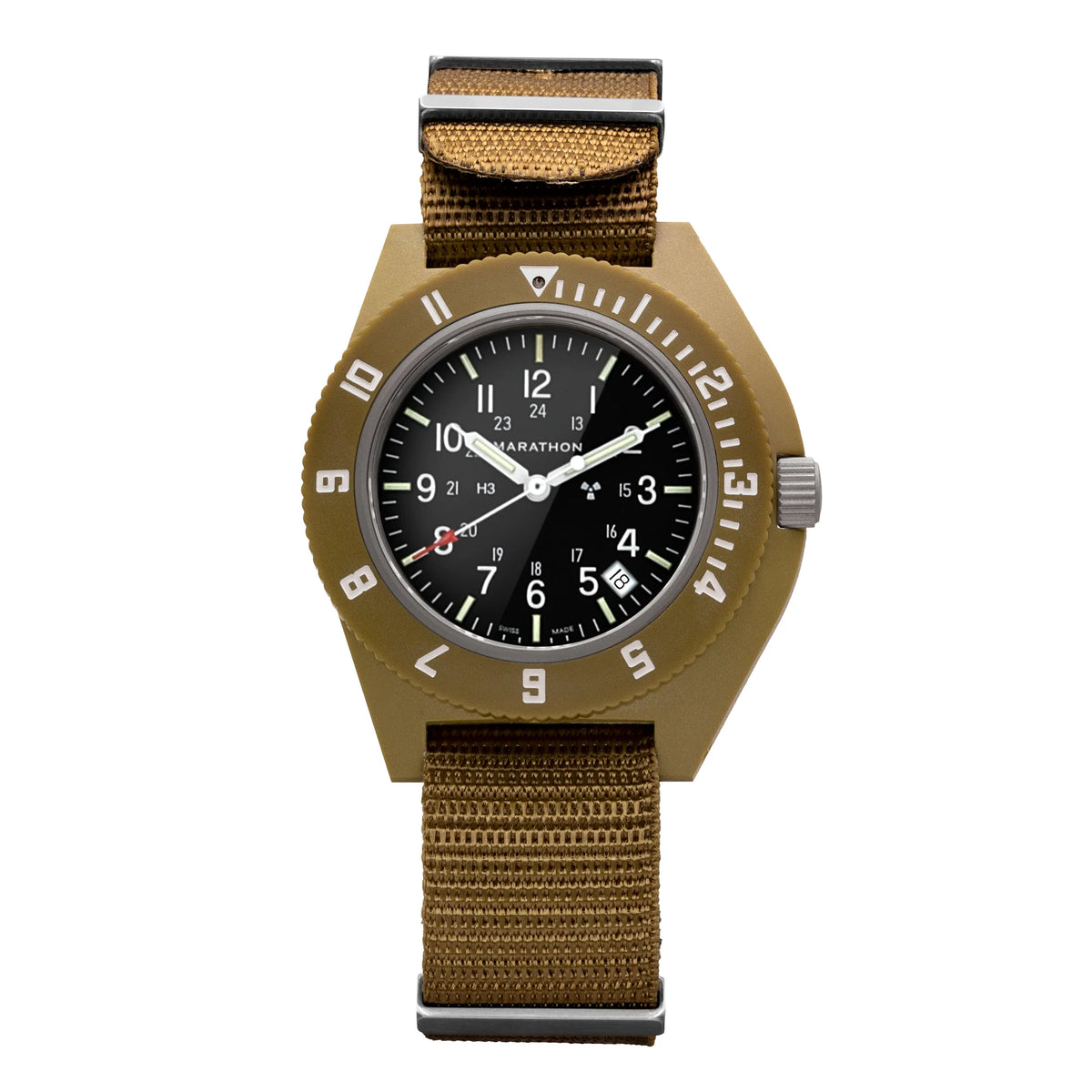 MARATHON AIR PILOT'S NAVIGATOR DESERT TAN WITH DATE 41MM DEFSTAN