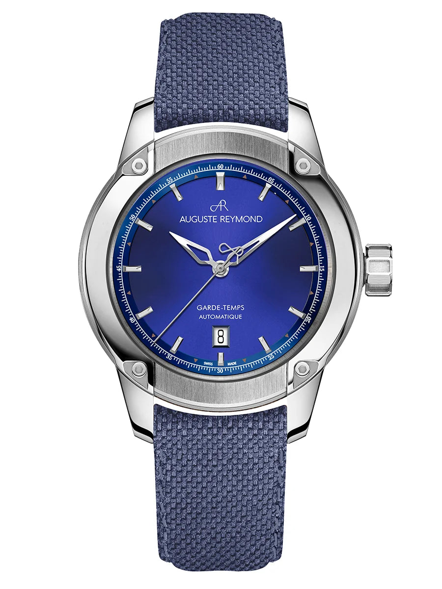 AUGUSTE REYMOND UNITY SUNBRUSHED BLUE GENTLEMAN’S DRESS BLUE SEAQUAL®