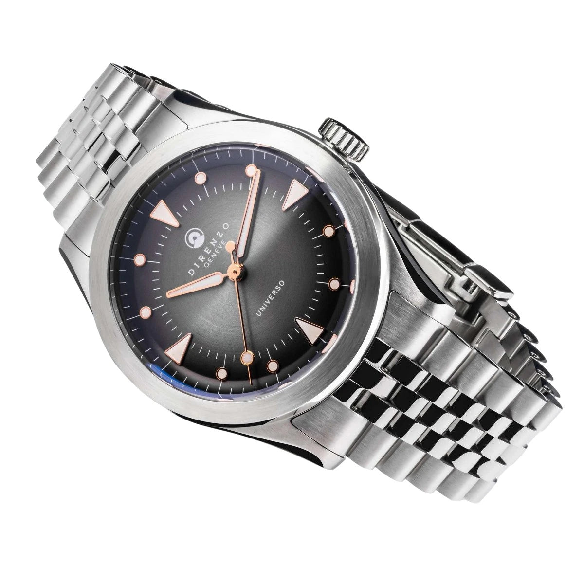 DIRENZO DRZ 07 RETRO DRESS GREY BRACELET 37MM