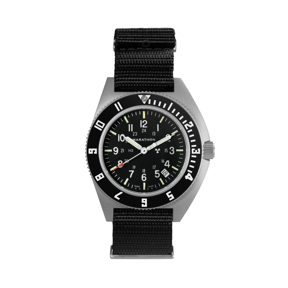 MARATHON AIR PILOT'S SSNAV-D STEEL NAVIGATOR WITH DATE 41MM DEFSTAN