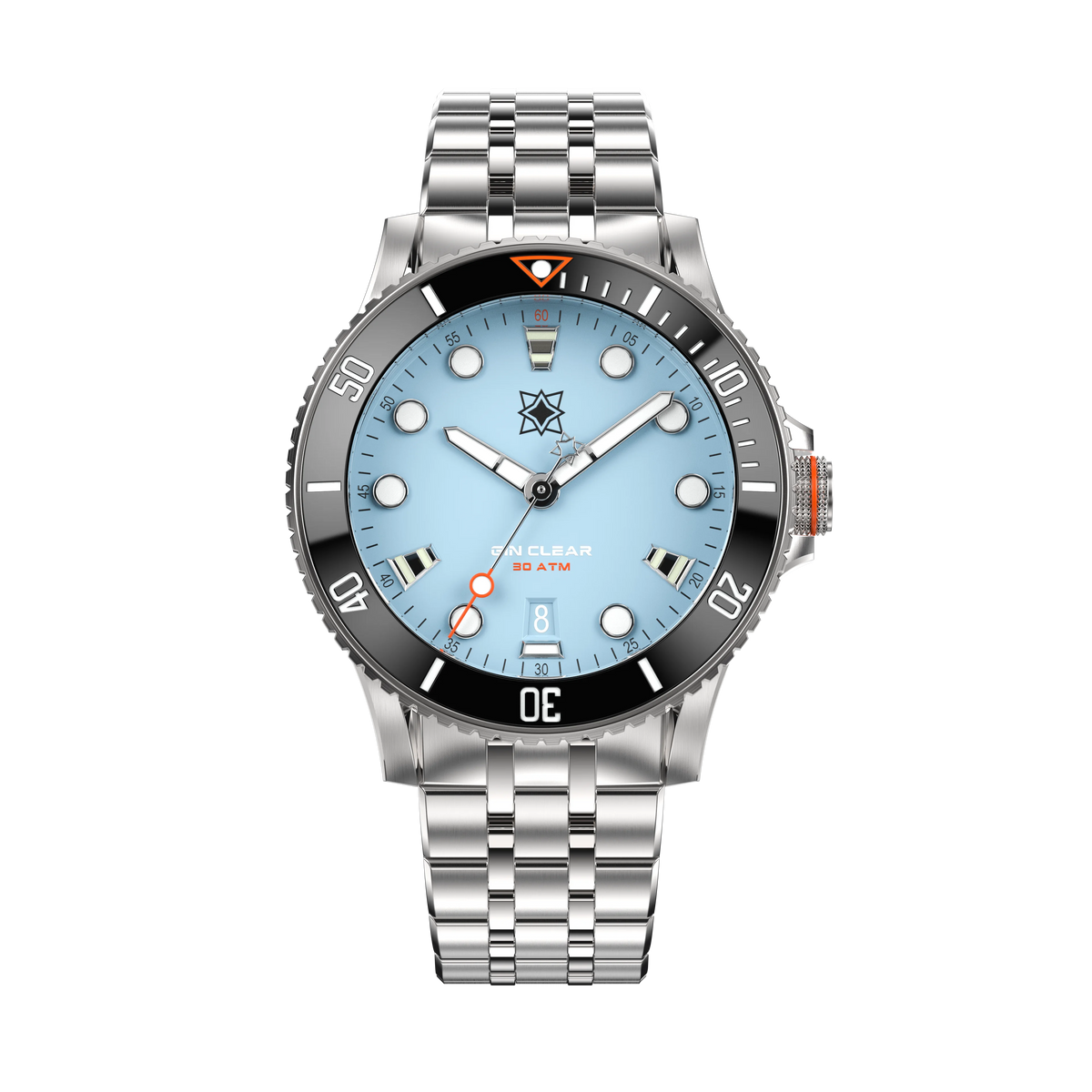 SECOND HOUR SEA GIN CLEAR II DATE PASTEL BLUE