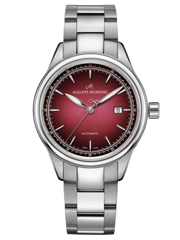 AUGUSTE REYMOND HERITAGE 1898 BURGUNDY GENTLEMAN’S DRESS BRACELET