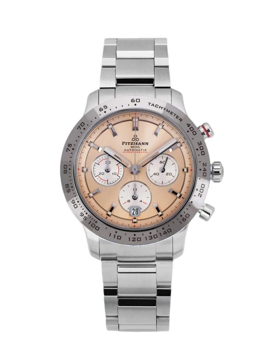PITZMANN III CHRONOGRAPH SPORTS SALMON
