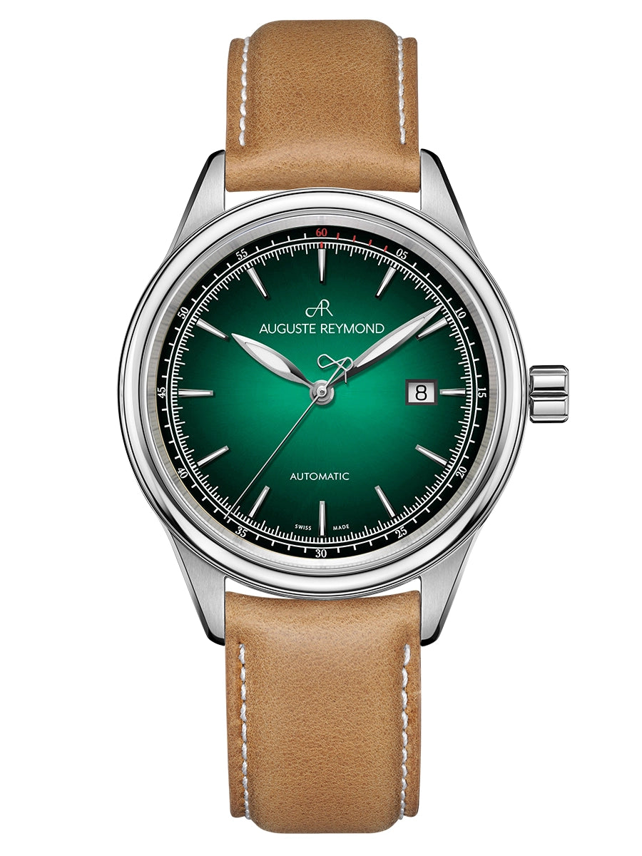 AUGUSTE REYMOND HERITAGE 1898 GREEN GENTLEMAN’S DRESS LEATHER