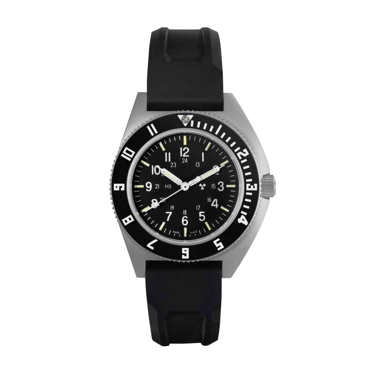 MARATHON AIR PILOT'S SSNAV STEEL NAVIGATOR 41MM RUBBER