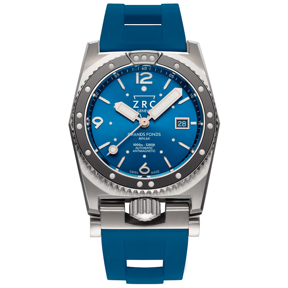 ZRC MN64 OSMIUM BLUE RUBBER DATE
