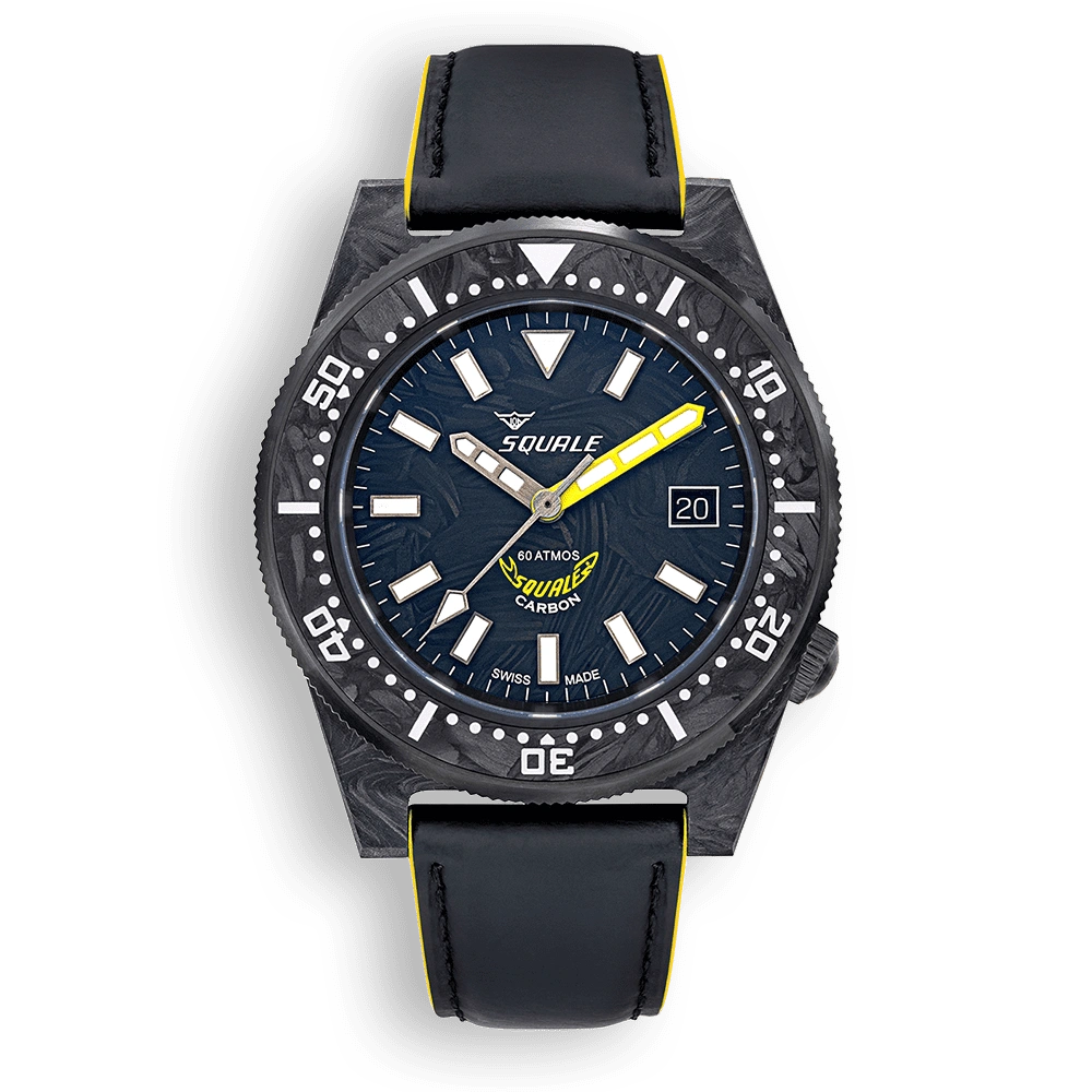 SQUALE T-183 FORGED CARBON YELLOW DATE