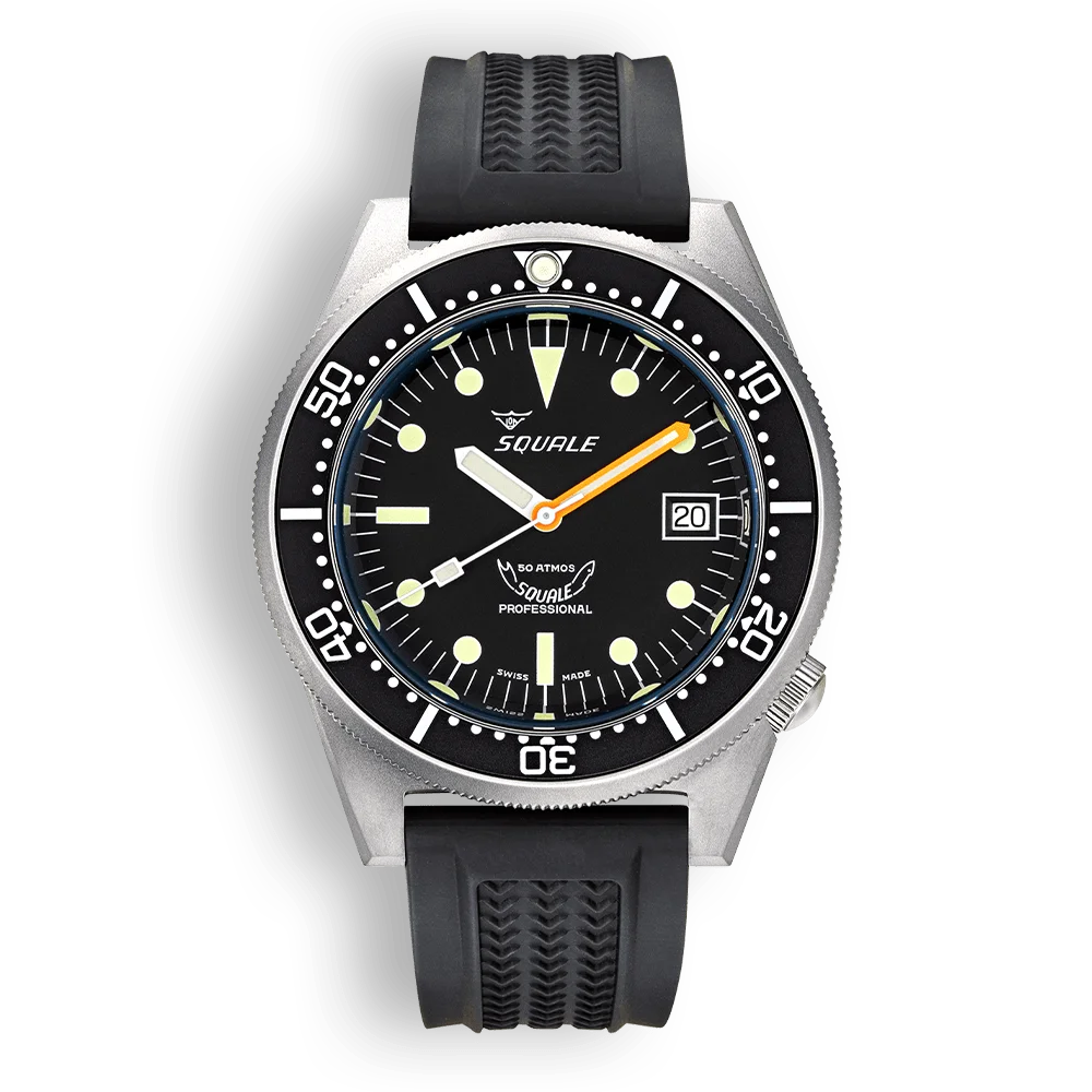 SQUALE SEA 1521 BLACK BLASTED RUBBER DATE