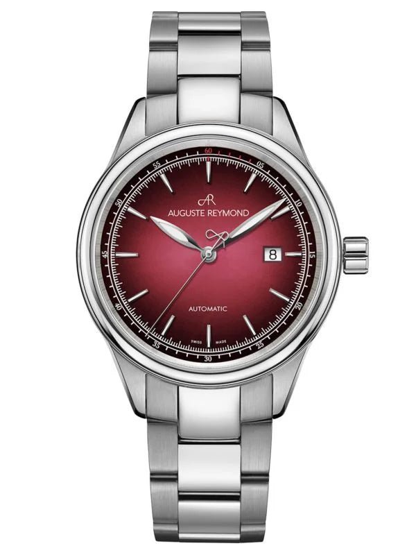 AUGUSTE REYMOND HERITAGE 1898 BURGUNDY GENTLEMAN’S DRESS BRACELET - WATCHH
