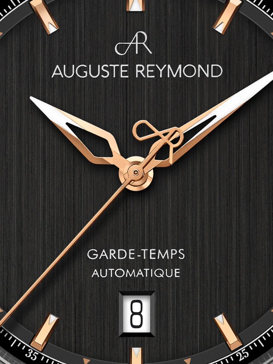 AUGUSTE REYMOND UNITY BLACK AND GOLD GENTLEMAN’S DRESS BLACK SEAQUAL® UAE
