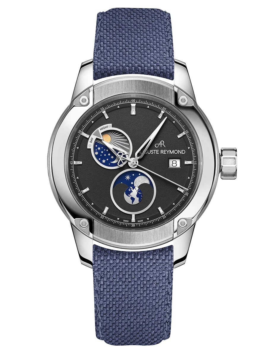 AUGUSTE REYMOND UNITY DAY AND NIGHT BLACK GENTLEMAN’S DRESS BLUE SEAQUAL® UAE