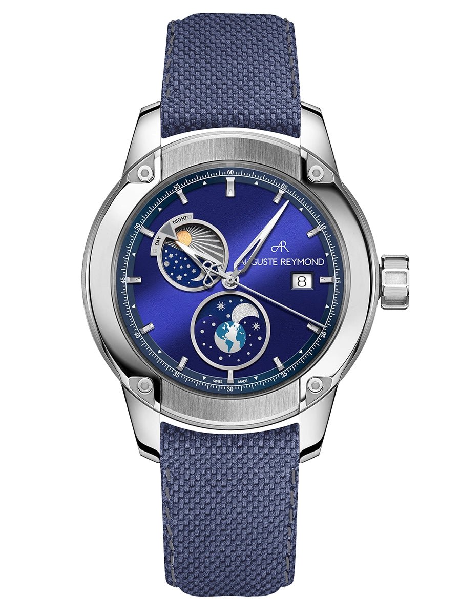 AUGUSTE REYMOND UNITY DAY AND NIGHT SUNBRUSHED BLUE GENTLEMAN’S DRESS BLUE SEAQUAL® - WATCHH