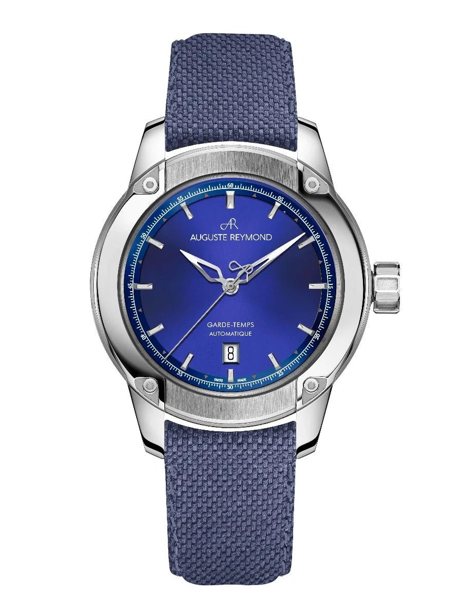 AUGUSTE REYMOND UNITY SUNBRUSHED BLUE GENTLEMAN’S DRESS BLUE SEAQUAL® - WATCHH