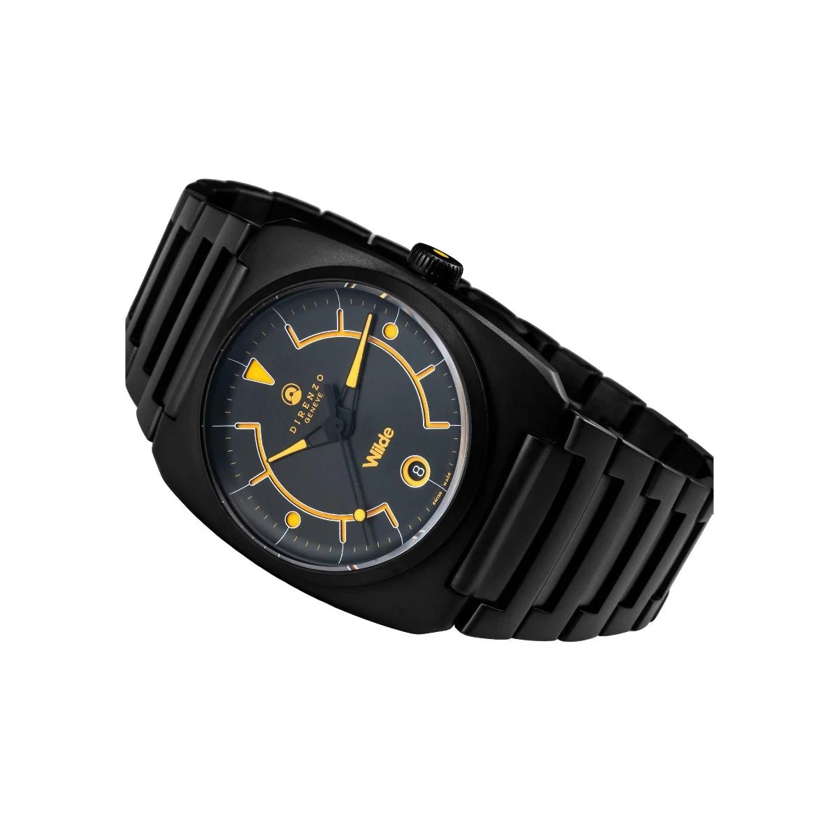DIRENZO DRZ 02R AEROLITE DRESS LE PVD WILDE BRACELET 39MM DATE watch