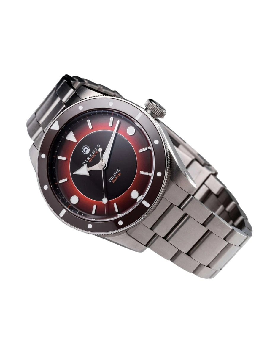 DIRENZO DRZ 03V2 SEA ECLIPSE RED BRACELET 40MM - WATCHH