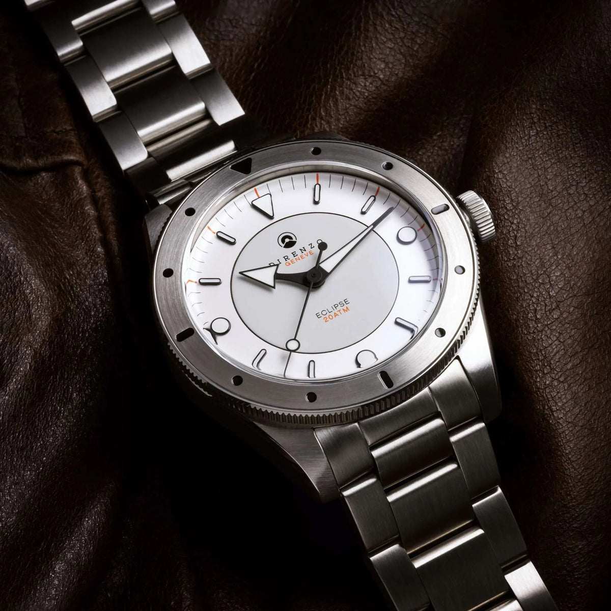 DIRENZO DRZ 03V2 SEA WHITE BRACELET 40MM - WATCHH