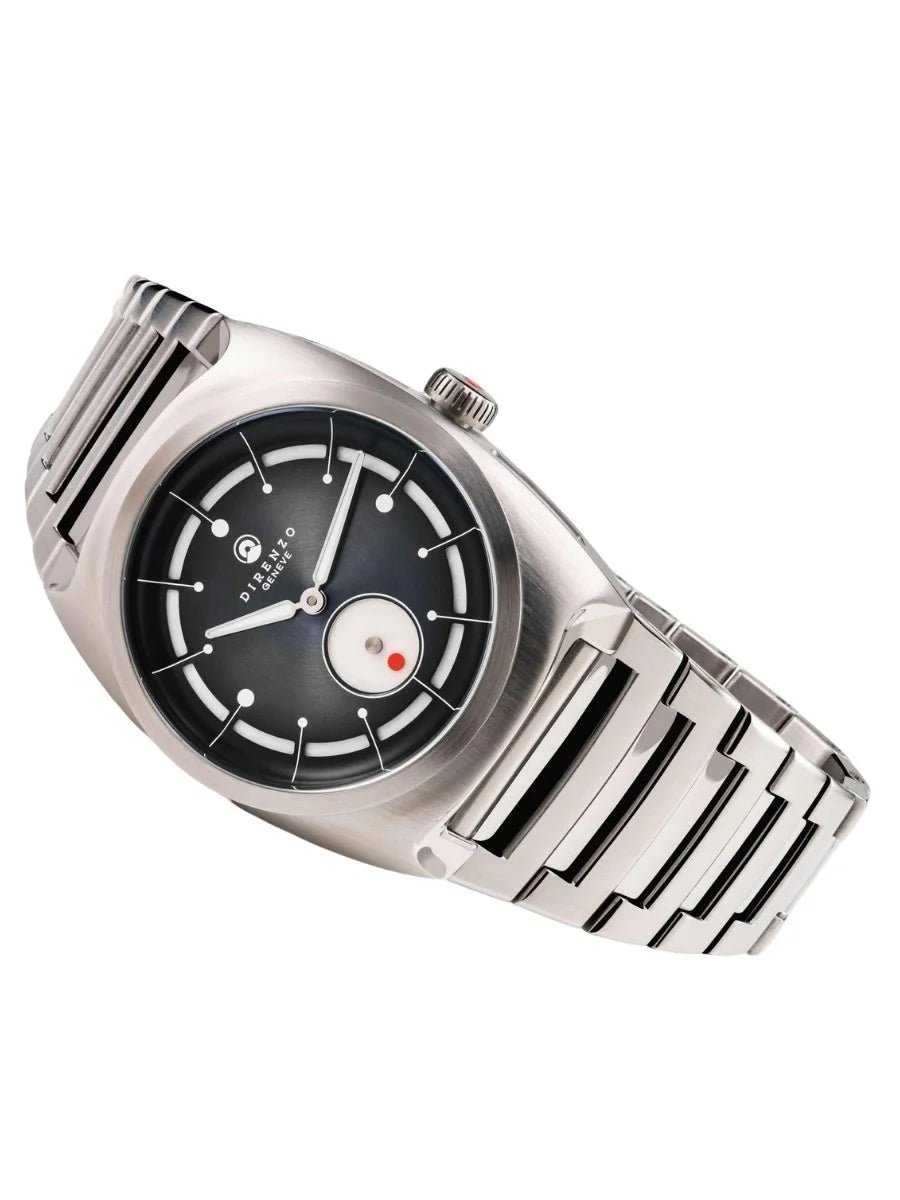 DIRENZO DRZ 06 RETRO DRESS BLACK BRACELET 38MM - WATCHH